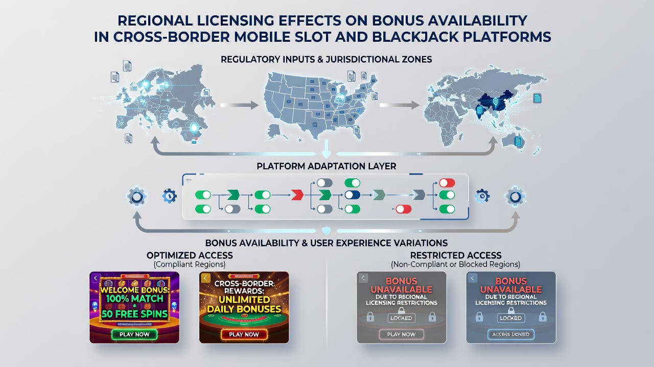 Blackjack table interface on mobile showing regional bonus restrictions